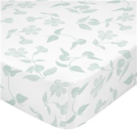 Drap housse HappyFriday Garden party Multicouleur 105 x 200 x 32 cm