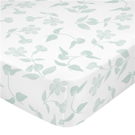 Drap housse HappyFriday Garden party Multicouleur 105 x 200 x 32 cm