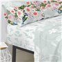 Drap housse HappyFriday Garden party Multicouleur 105 x 200 x 32 cm