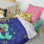 Parure de couette HappyFriday Mr Fox Happy mermaid Multicouleur Lit 1 persone 2 Pièces