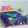 Parure de couette HappyFriday Mr Fox Happy mermaid Multicouleur Lit 1 persone 2 Pièces