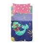 Jeu de draps HappyFriday Mr Fox Happy Mermaid Multicouleur Lit de bébé 2 Pièces