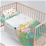 Jeu de draps HappyFriday Mr Fox Dreaming Multicouleur Lit de bébé 2 Pièces