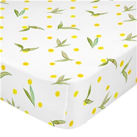 Drap housse HappyFriday Corniglia Multicouleur 90 x 200 x 32 cm