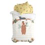 Parure de couette HappyFriday Mr Fox Jungle life  Multicouleur Lit 1 persone 2 Pièces