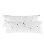 Taie d'oreiller HappyFriday Blanc Dandelion Multicouleur 45 x 125 cm