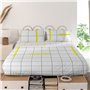 Drap HappyFriday Blanc Firefly Multicouleur 240 x 270 cm (Luciole)