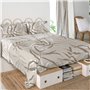 Drap HappyFriday Blanc Maple Multicouleur 210 x 270 cm