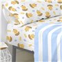 Drap housse HappyFriday HAPPYNOIS Multicouleur 105 x 200 x 32 cm