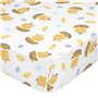 Drap housse HappyFriday HAPPYNOIS Multicouleur 90 x 200 x 32 cm