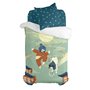 Parure de couette HappyFriday Mr Fox The warrior Multicouleur Lit 1 persone 2 Pièces