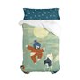 Parure de couette HappyFriday Mr Fox The warrior Multicouleur Lit 1 persone 2 Pièces