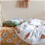 Drap housse HappyFriday MR FOX Multicouleur 105 x 200 x 32 cm