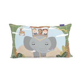 Housse de coussin HappyFriday Mr Fox World Trip Multicouleur 50 x 30 cm