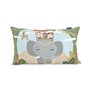 Housse de coussin HappyFriday Mr Fox World Trip Multicouleur 50 x 30 cm