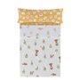 Jeu de draps HappyFriday Mr Fox World Trip Multicouleur Lit 1 persone 2 Pièces