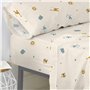 Drap housse HappyFriday Animals Multicouleur 105 x 200 x 32 cm