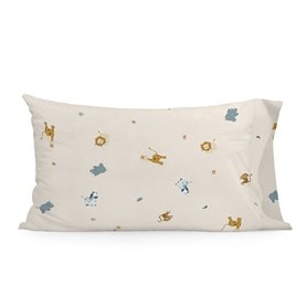 Taie d'oreiller HappyFriday Mini Animals Multicouleur 50 x 75 cm