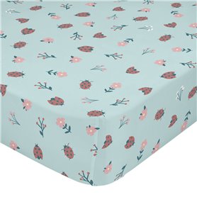 Drap housse HappyFriday Catarinas Multicouleur 105 x 200 x 32 cm