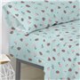 Drap housse HappyFriday Catarinas Multicouleur 105 x 200 x 32 cm