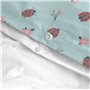 Parure de couette HappyFriday Mini Catarinas Multicouleur Lit de bébé 2 Pièces