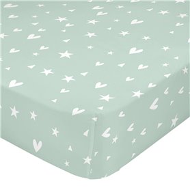 Drap housse HappyFriday Fairy dust Multicouleur 105 x 200 x 32 cm