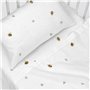 Jeu de draps HappyFriday HF Mini Honey Multicouleur Lit de bébé 2 Pièces