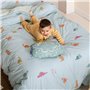 Parure de couette HappyFriday Mini dinosaur Multicouleur Lit 1 persone 2 Pièces