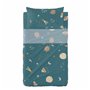 Jeu de draps HappyFriday HF Mini Universe Multicouleur Lit de bébé 2 Pièces