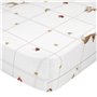 Drap housse HappyFriday Woods animals Multicouleur 90 x 200 x 32 cm