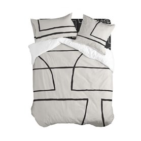 Housse de Couette HappyFriday Blanc Serenity  Multicouleur 220 x 220 cm