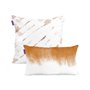 Housse de coussin HappyFriday Blanc Tie dye Multicouleur 2 Pièces