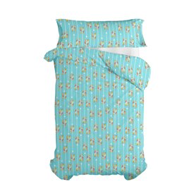 Parure de couette HappyFriday Moshi Moshi Fantasy Multicouleur Lit 1 persone 2 Pièces