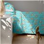 Parure de couette HappyFriday Moshi Moshi Fantasy Multicouleur Lit 1 persone 2 Pièces