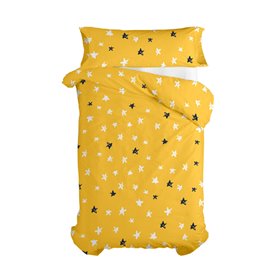 Parure de couette HappyFriday Mr Fox Starspace  Multicouleur Lit 1 persone 2 Pièces