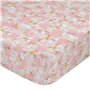 Drap housse HappyFriday Spring blossom Multicouleur 180 x 200 x 32 cm