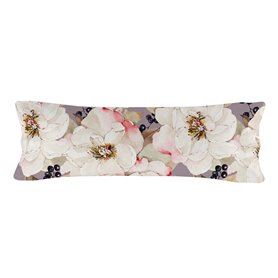 Taie d'oreiller HappyFriday White Peonies Multicouleur 45 x 110 cm