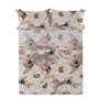 Drap HappyFriday White peonies Multicouleur 180 x 270 cm