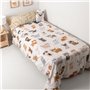 Parure de couette HappyFriday Mr Fox Cats Multicouleur Lit 1 persone 2 Pièces