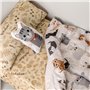 Parure de couette HappyFriday Mr Fox Cats Multicouleur 2 Pièces