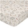 Drap housse HappyFriday Moshi Moshi Dino Multicouleur 60 x 120 x 14 cm