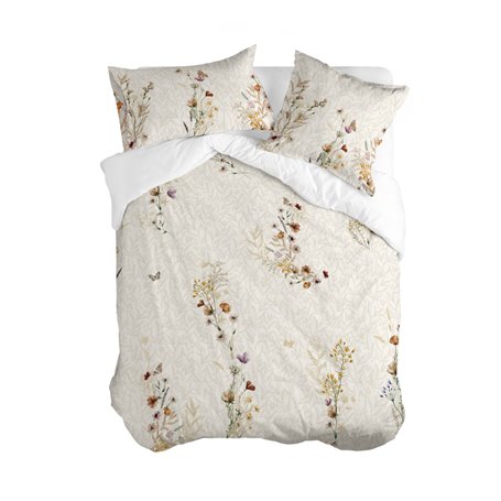 Housse de Couette HappyFriday Wild flowers Multicouleur 155 x 220 cm