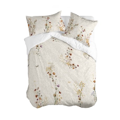 Housse de Couette HappyFriday Wild flowers Multicouleur 180 x 220 cm
