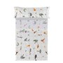 Jeu de draps HappyFriday HF Mini Savanna Multicouleur Lit 1 persone 2 Pièces