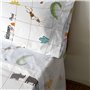 Jeu de draps HappyFriday HF Mini Savanna Multicouleur Lit 1 persone 2 Pièces