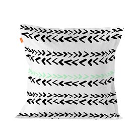 Housse de coussin HappyFriday Blanc Forward  Multicouleur 60 x 60 cm