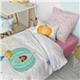 Parure de couette HappyFriday Mr Fox Pumpkin Multicouleur Lit 1 persone 2 Pièces