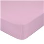 Drap housse HappyFriday BASIC KIDS Rose 90 x 200 x 32 cm