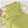 Drap housse HappyFriday BASIC KIDS Vert 60 x 120 x 14 cm