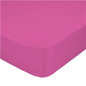 Drap housse HappyFriday BASIC KIDS Fuchsia 60 x 120 x 14 cm